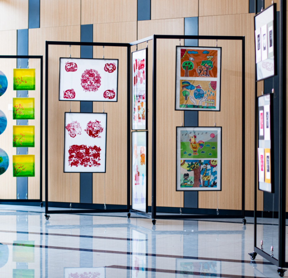 福田防火展板廣告制作，南山國際會展中心展覽展板