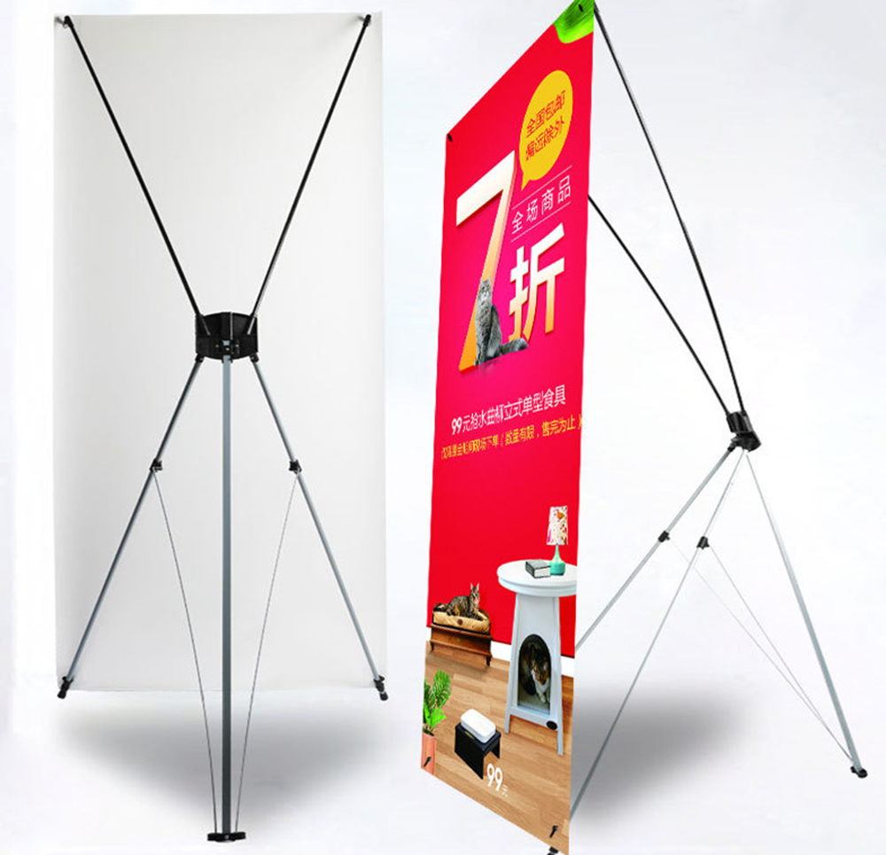 X展架海報架、60X160廣告門型展架、福田定制展架